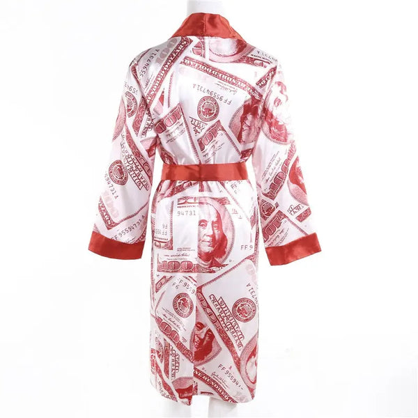 HLS Women's Aesthetic Print Robe. - Image #20