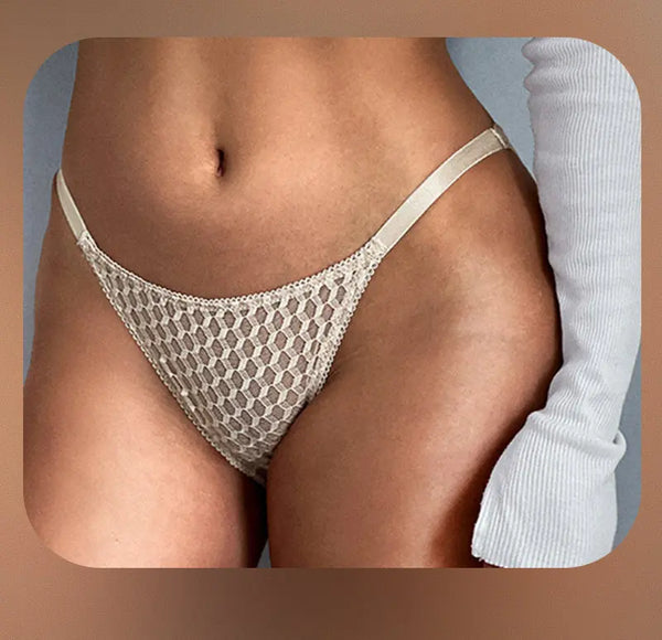 HLS Low Rise Honeycomb Translucent Panties. - Image #14
