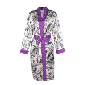 HLS Women's Aesthetic Print Robe. - Image #10