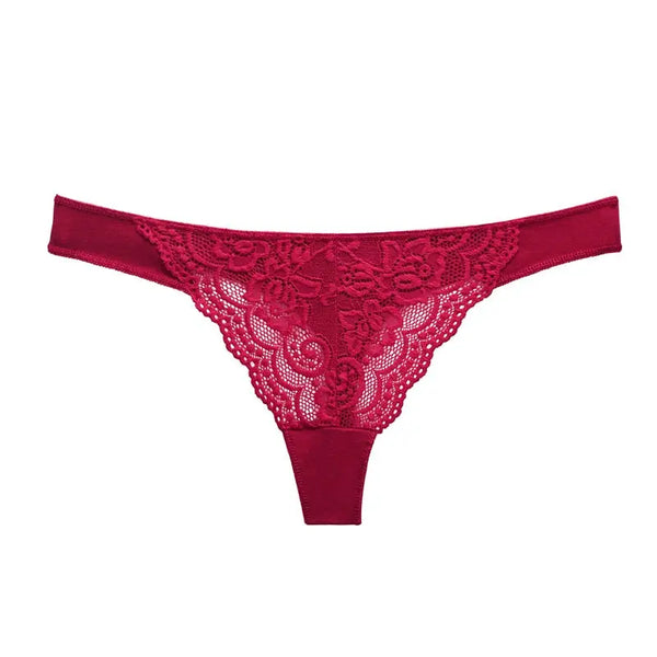 HLS Sexy Cotton Lace Thong Panties. - Image #12