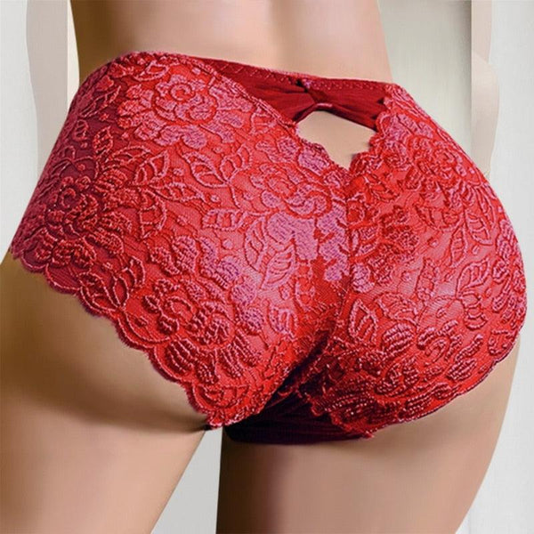 HLS Mid-Rise Seamless Lace Panties. - Image #18