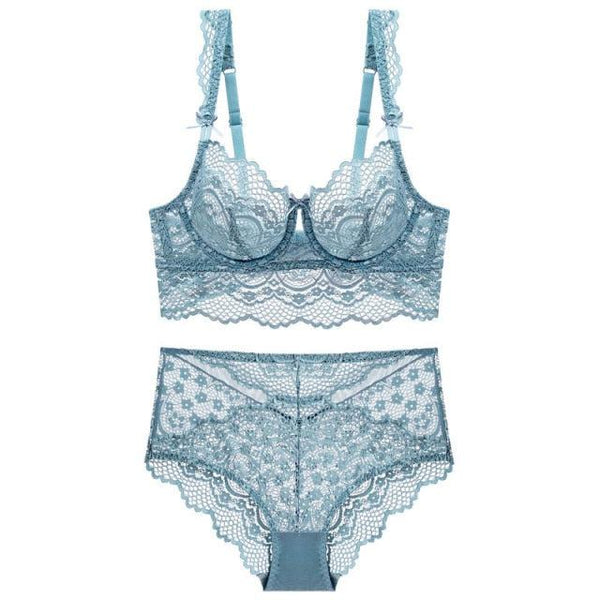 HLS Sexy French Lace Bra and Pantie Set.