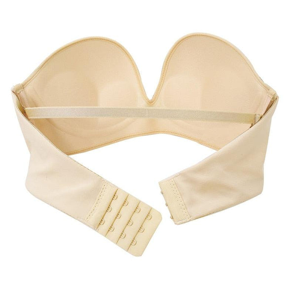 HLS Sexy Strapless Under Cup Lift Push Up Bra - Image #18