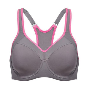 HLS Full Support High Impact Racerback Underwire Sports Bra - Image #7