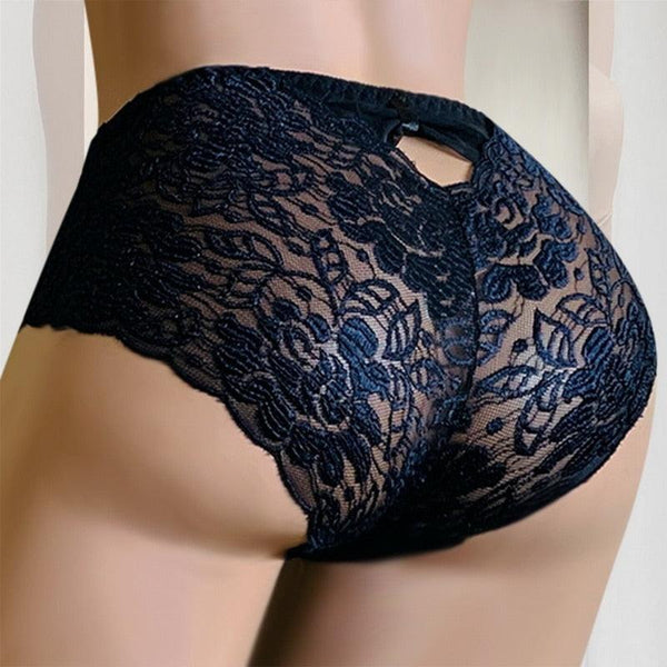 HLS Mid-Rise Seamless Lace Panties. - Image #19