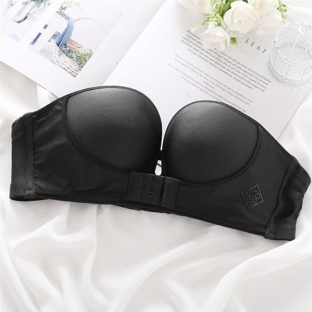HLS Sexy Strapless Under Cup Lift Push Up Bra - Image #16