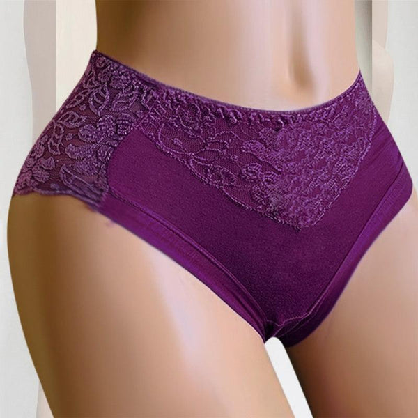 HLS Mid-Rise Seamless Lace Panties. - Image #4