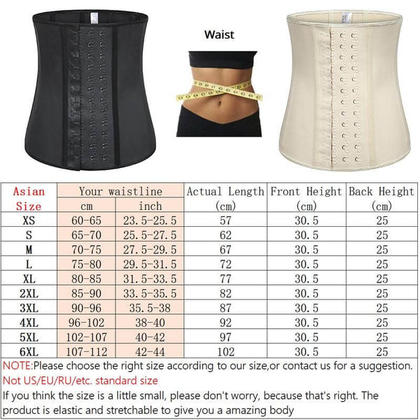 HLS Extra Strong Hour Glass Latex Waist Trainer