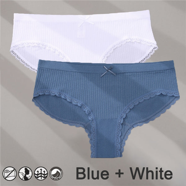 HLS M-XXL Lace Twist Pattern Sexy Panties