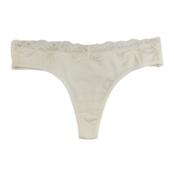 HLS Low Rise Lace Decor Cheeky Thong Panties.