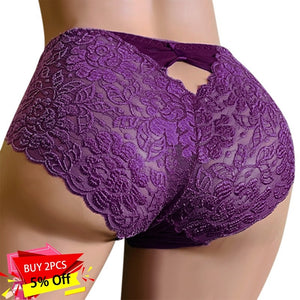HLS Mid-Rise Seamless Lace Panties.