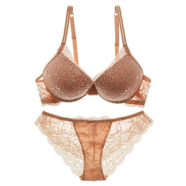 Her DKGEA Super Gather Push Up Bra and Pantie Set