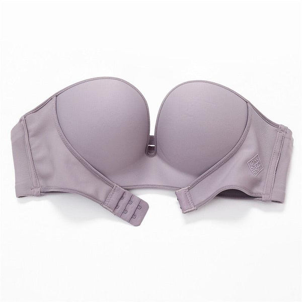 HLS Sexy Strapless Under Cup Lift Push Up Bra - Image #2