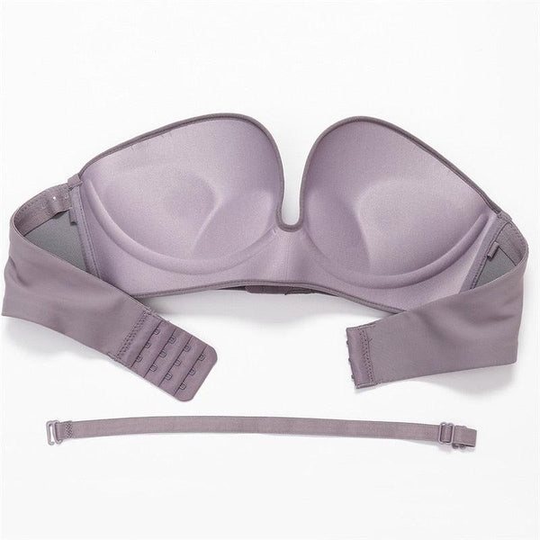 HLS Sexy Strapless Under Cup Lift Push Up Bra - Image #13