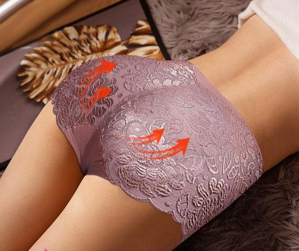 HLS Mid-Rise Seamless Lace Panties. - Image #7