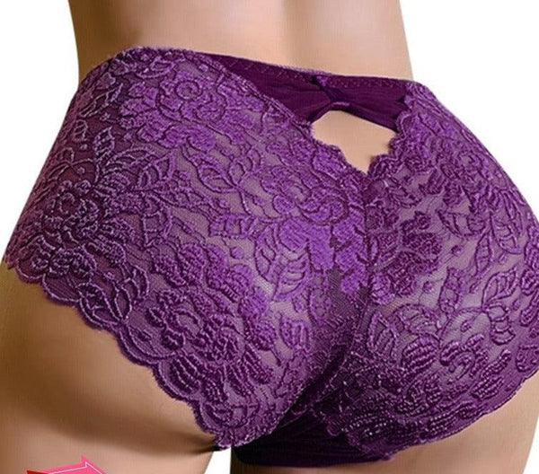 HLS Mid-Rise Seamless Lace Panties. - Image #3