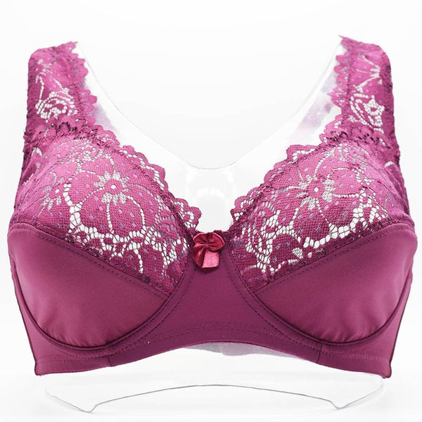 HLS Sexy Floral Unlined Lace Bra.