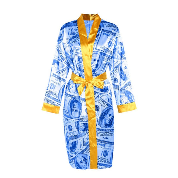HLS Women's Aesthetic Print Robe.
